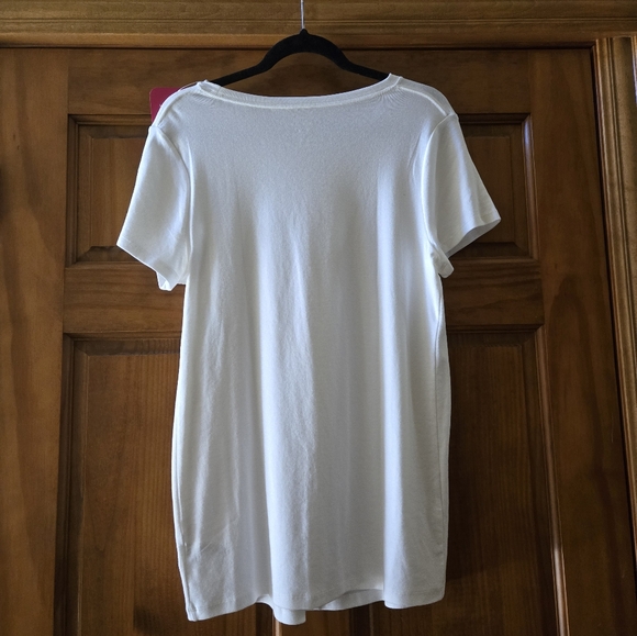 NEW Isabel Maternity SHORT SLEEVE TSHIRT white size XXL - Picture 2 of 3